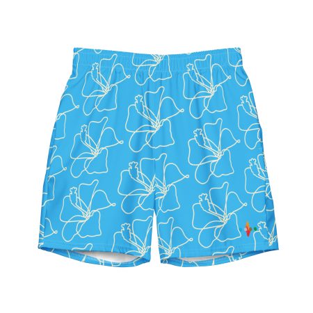 All-Over Print Recycled Swim Trunks